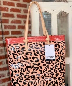 The Pink Leopard CONSUELA - Bam Bam Slim Tote