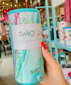 The Pink Leopard New Arrivals 12 Oz SKINNY CAN Koozie - SWIG