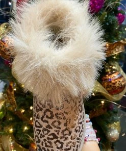 The Pink Leopard Fur Leopard Shoe New Arrivals