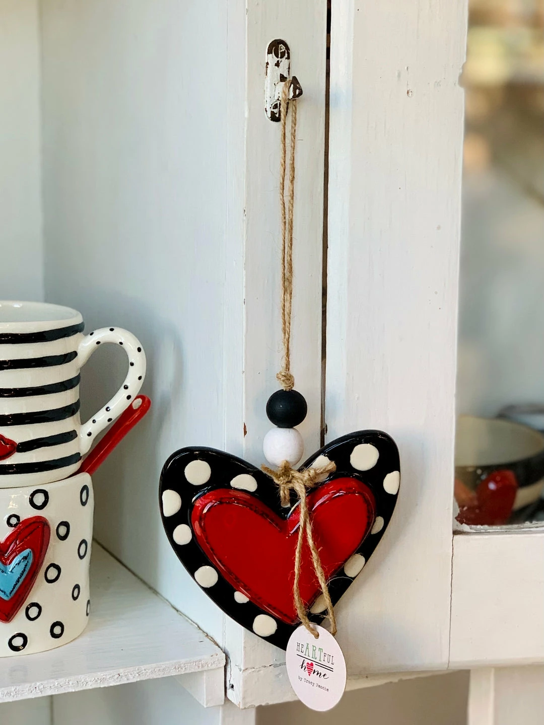 The Pink Leopard Heart Ornamets 4 The Pink Leopard Heart Ornamets