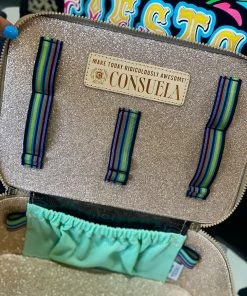 The Pink Leopard New Arrivals CONSUELA - Train Case - Lavender Leopard