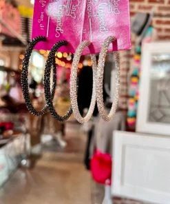 The Pink Leopard Maya Hoop Earring