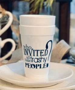 The Pink Leopard Who Invited These Trashy People? - Sleeve Of 10 - Blue