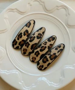 The Pink Leopard Brown Leopard - Hair Clip (1) New Arrivals