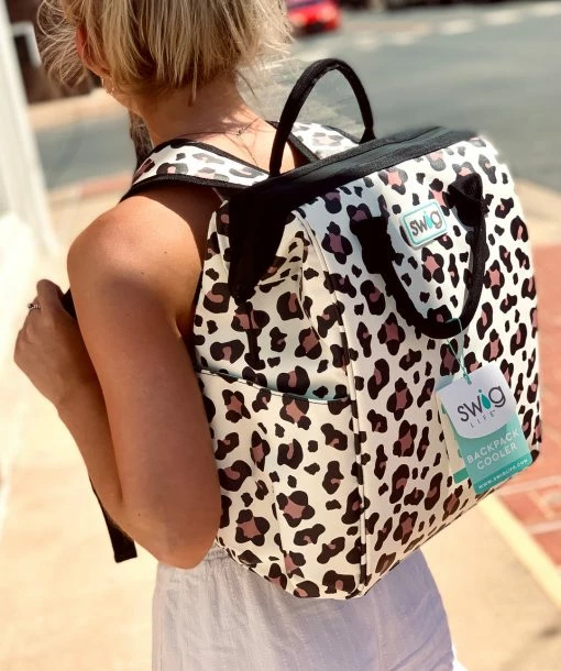 The Pink Leopard Luxy Leopard - COOLER BACKPACK