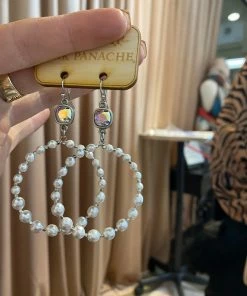 The Pink Leopard PINK PANACHE- SIVER JACI EARRINGS New Arrivals