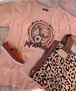 The Pink Leopard Camel Corduroy Dream Shoes