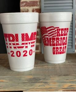 The Pink Leopard New Arrivals Trump Styrofoam Cups - Sleeve Of 10