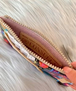 The Pink Leopard CONSUELA Card Organizer - Black Swirly New Arrivals