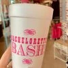 The Pink Leopard Bachelorette Bash - Styrofoam Cups