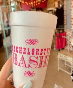 The Pink Leopard Bachelorette Bash - Styrofoam Cups