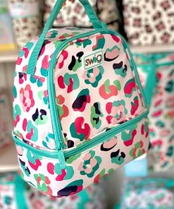 The Pink Leopard New Arrivals SWIG - Zippi Lunch Box - Leopard Party
