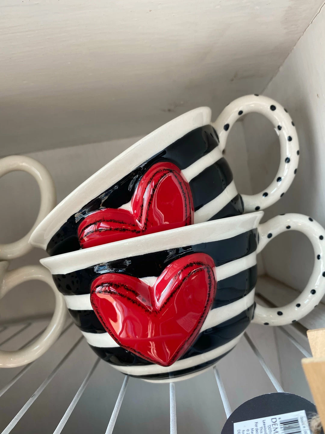 The Pink Leopard Sassy Heart Mugs 4 The Pink Leopard Sassy Heart Mugs