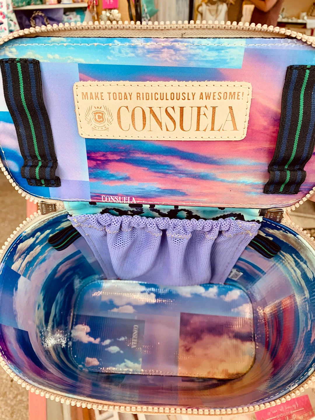 The Pink Leopard Consuela - Cora Slim Train Case New Arrivals 2 The Pink Leopard Consuela - Cora Slim Train Case New Arrivals