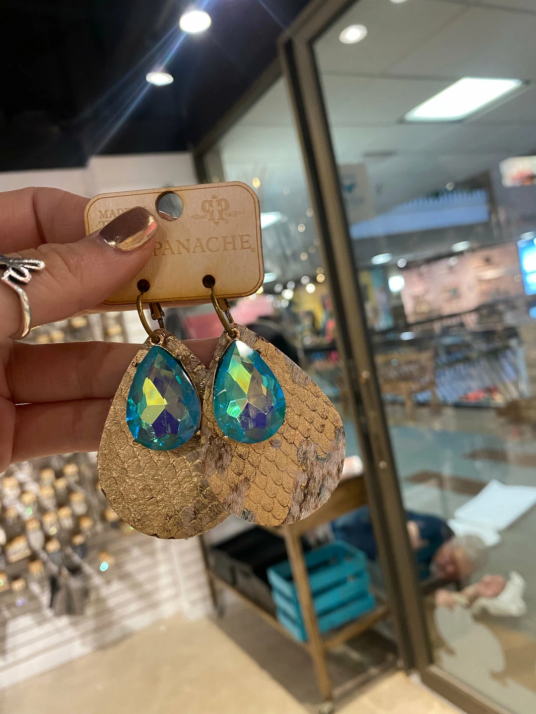 The Pink Leopard New Arrivals PINK PANACHE - SNAKESKIN LOVE EARRINGS 3 The Pink Leopard New Arrivals PINK PANACHE - SNAKESKIN LOVE EARRINGS