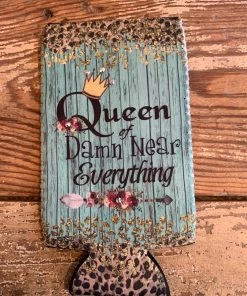 The Pink Leopard Queen Of Everything Koozie New Arrivals