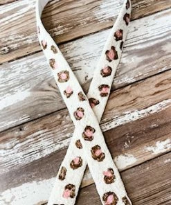 The Pink Leopard Pink/Cream Leopard Beaded Strap New Arrivals