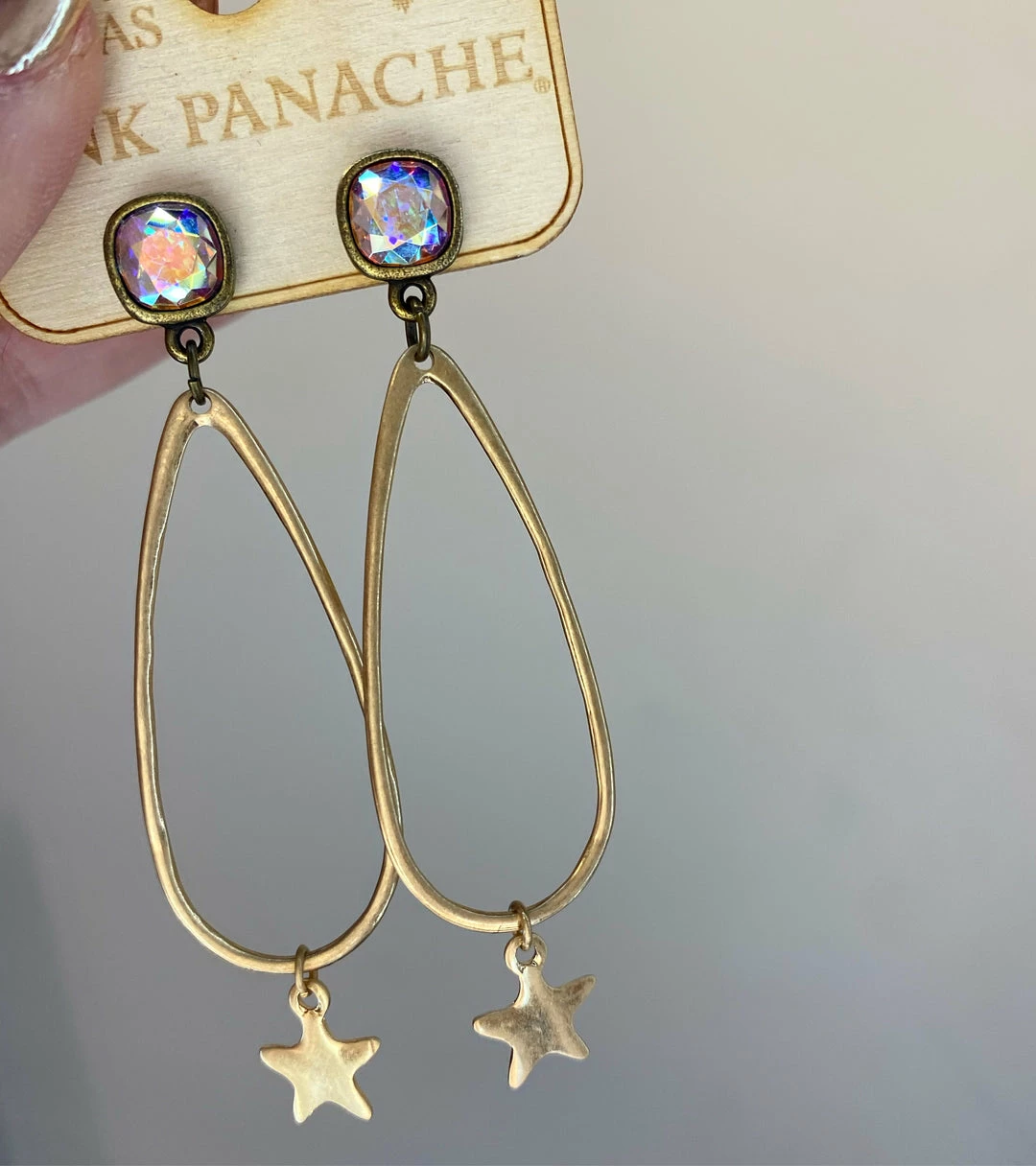 The Pink Leopard Pink Panache - Star Dream Earrings 1 The Pink Leopard Pink Panache - Star Dream Earrings