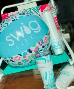 The Pink Leopard SWIG - Blow Up Beach Ball