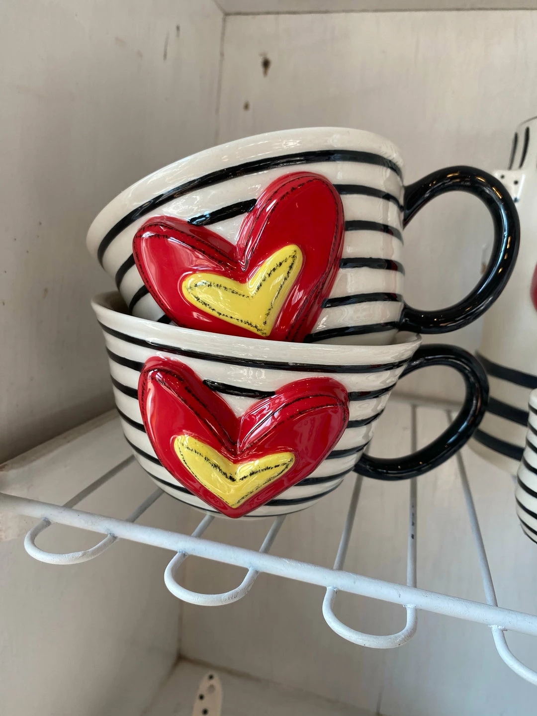 The Pink Leopard Sassy Heart Mugs 1 The Pink Leopard Sassy Heart Mugs