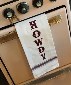 The Pink Leopard New Arrivals HOWDY - Tea Towel