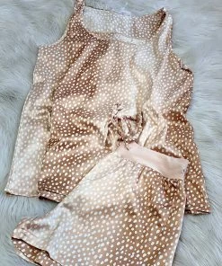 The Pink Leopard Fawn Slumber Sleep Tank New Arrivals
