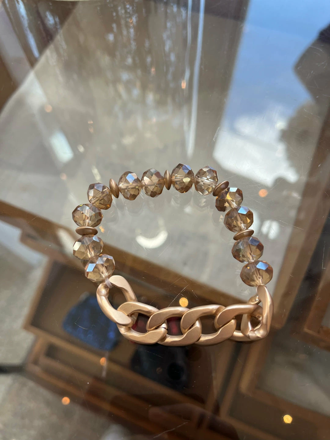 The Pink Leopard New Arrivals Penelope Bracelet- Gold 1 The Pink Leopard New Arrivals Penelope Bracelet- Gold