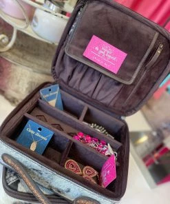 The Pink Leopard Tooled Leather / Cowhide Jewelry Case New Arrivals 15 The Pink Leopard Tooled Leather / Cowhide Jewelry Case New Arrivals