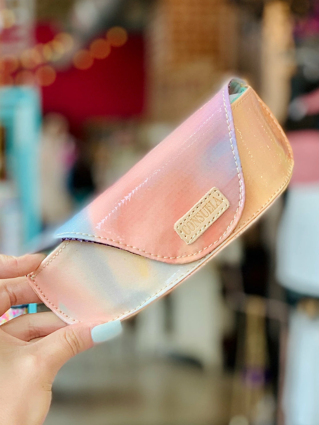 The Pink Leopard New Arrivals Consuela - Sunglass Case -Dreamy Sky 1 The Pink Leopard New Arrivals Consuela - Sunglass Case -Dreamy Sky