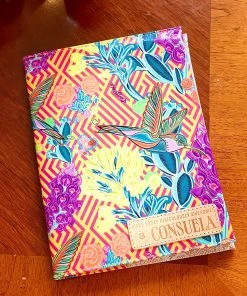 The Pink Leopard CONSUELA - Notebook Cover - BRIGHT JEWEL