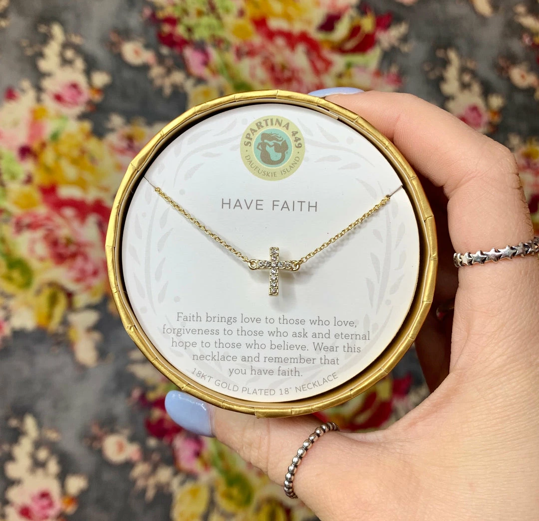 The Pink Leopard Have Faith - Spartina - Gold 1 The Pink Leopard Have Faith - Spartina - Gold