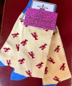 The Pink Leopard Crawfish Socks New Arrivals