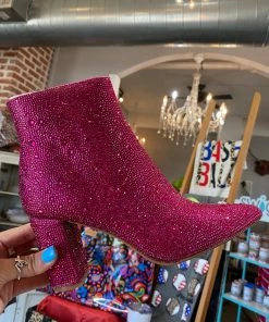 The Pink Leopard BETSY JOHNSON GLAM BOOTS FUCHSIA New Arrivals