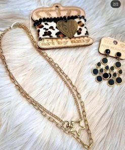 The Pink Leopard Leopard Dream Bracelet Set