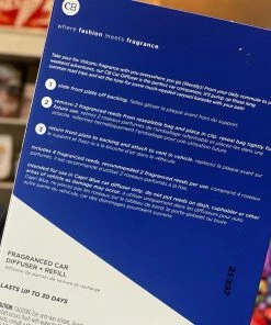 The Pink Leopard New Arrivals CAPRI BLUE - Car Diffuser ++ Refill - Volcano 5 The Pink Leopard New Arrivals CAPRI BLUE - Car Diffuser ++ Refill - Volcano