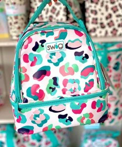 The Pink Leopard New Arrivals SWIG - Zippi Lunch Box - Leopard Party