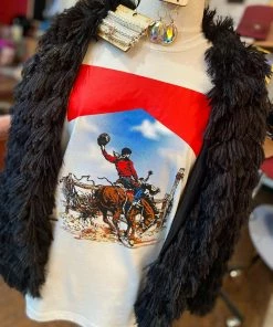 The Pink Leopard American Bronc Tee