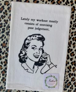 The Pink Leopard Hand Towel - Poor Judgement