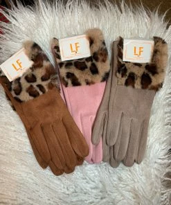 The Pink Leopard Leopard Gloves
