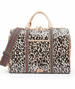 The Pink Leopard New Arrivals The Liz Brown Leopard Jetsetter Consuela