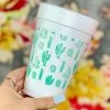 The Pink Leopard Cactus Styrofoam Cups - Sleeve Of 10 New Arrivals
