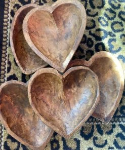 The Pink Leopard New Arrivals Large Heart Bowl