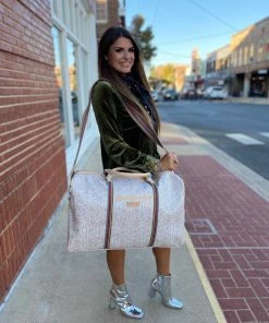 The Pink Leopard CONSUELA- Clay Weekender