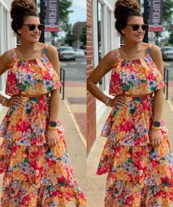 The Pink Leopard New Arrivals Floral 2 Piece Set (sold Together)
