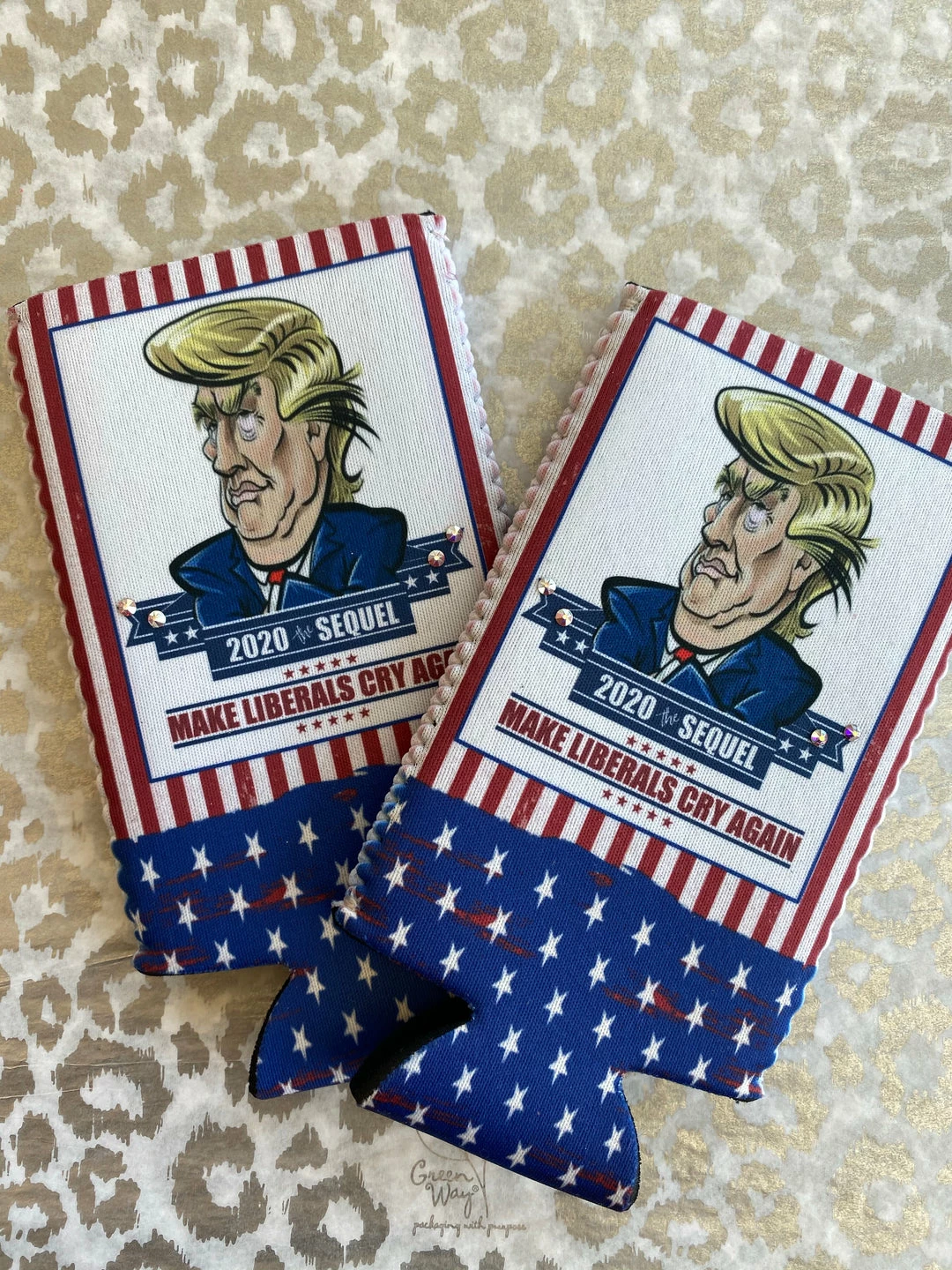 The Pink Leopard Trump Koozie New Arrivals 1 The Pink Leopard Trump Koozie New Arrivals