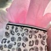 The Pink Leopard Grey Leopard Neoprene Double Cosmetic New Arrivals