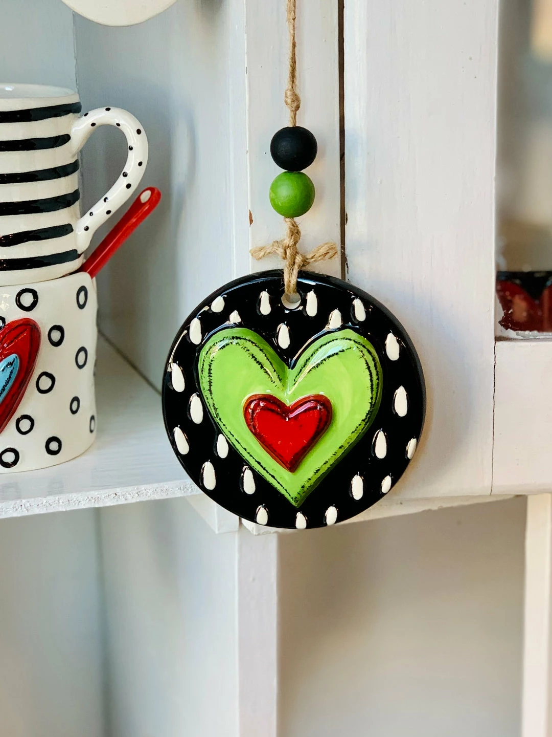 The Pink Leopard Heart Ornamets 3 The Pink Leopard Heart Ornamets