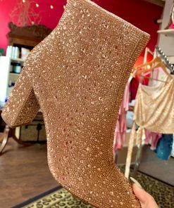 The Pink Leopard The KK Bling Booties - BETSEY JOHNSON New Arrivals