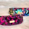 The Pink Leopard CONSUELA - Sunglass Case - PEBBLES