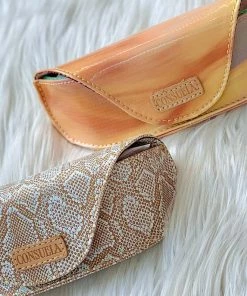 The Pink Leopard New Arrivals Consuela - Sunglass Case - Snakeskin Dream